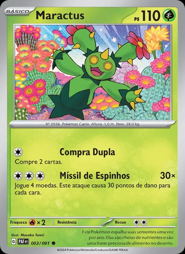 Maractus, carta 003 de Destinos de Paldea