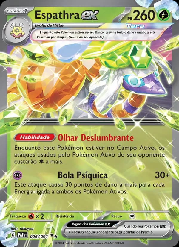 Espathra ex, carta 006 de Destinos de Paldea