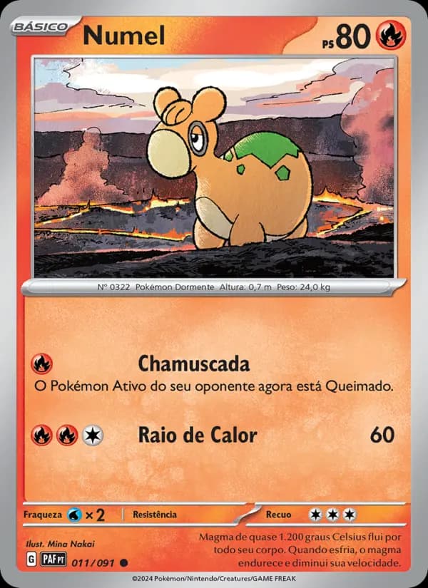 Numel, carta 011 de Destinos de Paldea