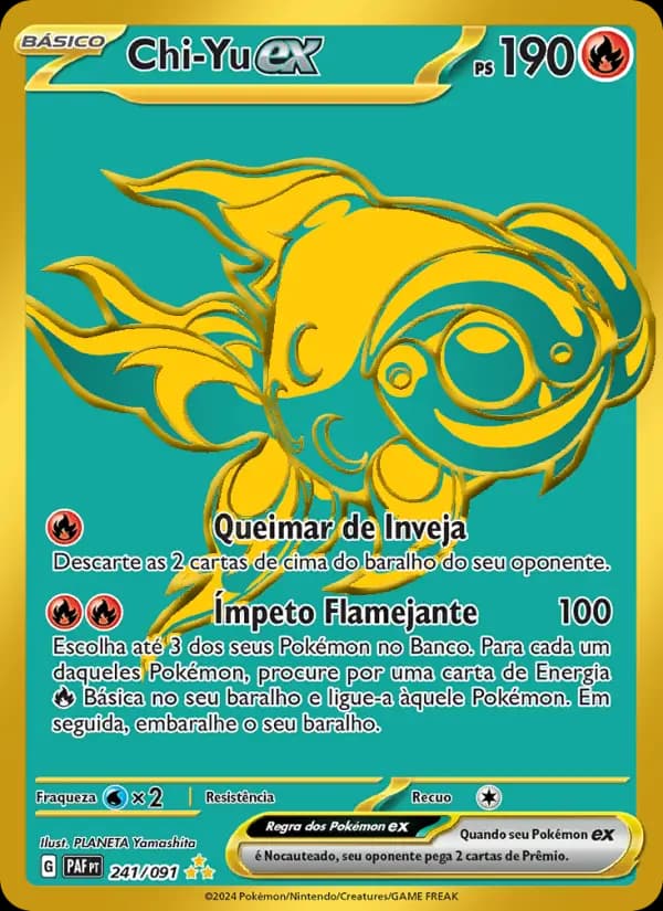 Chi-Yu ex, carta 241 de Destinos de Paldea