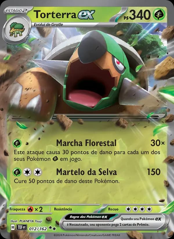 Torterra ex, carta 012 de Forças Temporais
