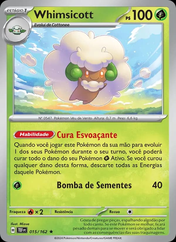Whimsicott, carta 015 de Forças Temporais