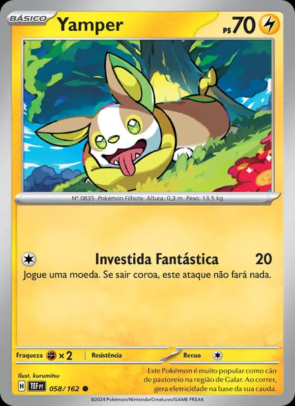 Yamper, carta 058 de Forças Temporais