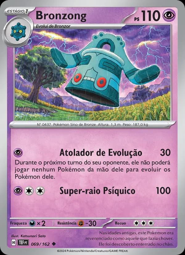 Bronzong, carta 069 de Forças Temporais