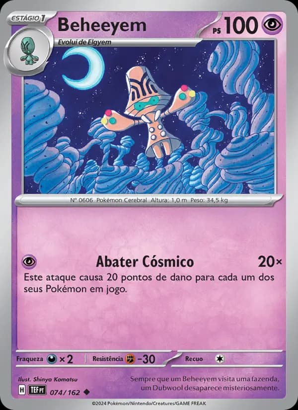 Beheeyem, carta 074 de Forças Temporais