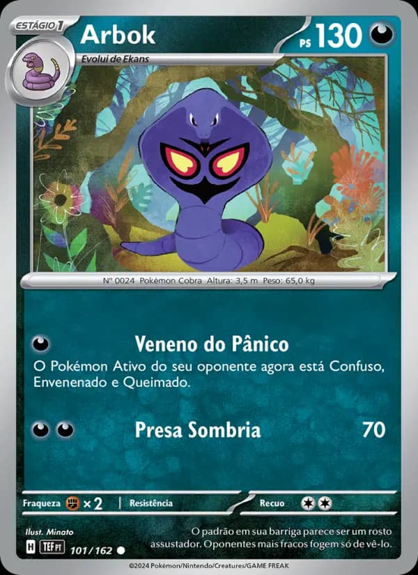 Arbok, carta 101 de Forças Temporais