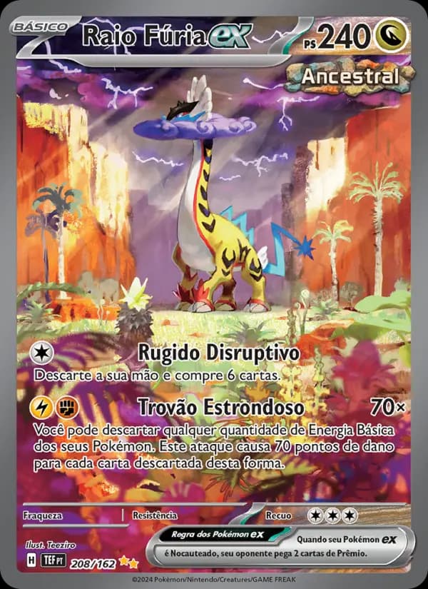 Raio Fúria ex, carta 208 de Forças Temporais