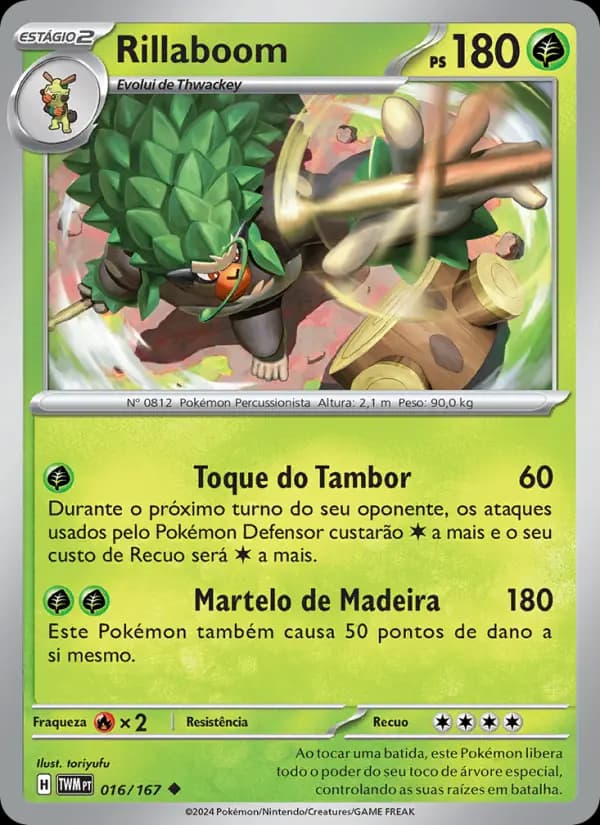 Rillaboom, carta 016 de Máscaras do Crepúsculo