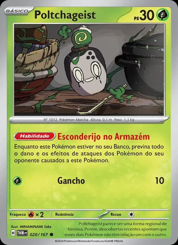 Poltchageist, carta 020 de Máscaras do Crepúsculo