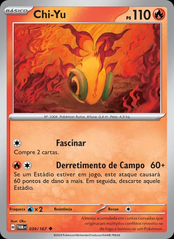 Chi-Yu, carta 039 de Máscaras do Crepúsculo
