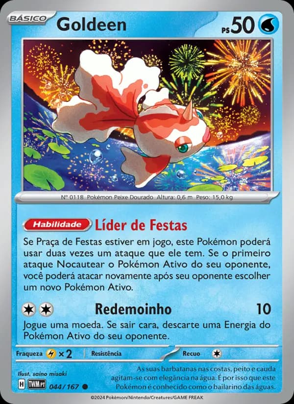 Goldeen, carta 044 de Máscaras do Crepúsculo