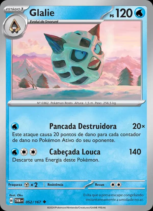Glalie, carta 052 de Máscaras do Crepúsculo