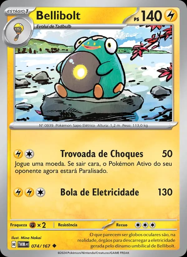 Bellibolt, carta 074 de Máscaras do Crepúsculo