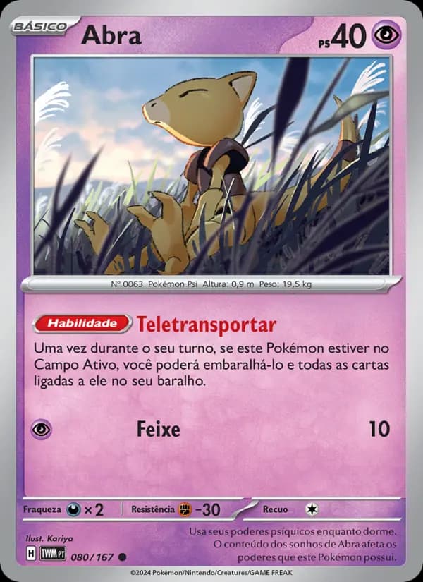 Abra, carta 080 de Máscaras do Crepúsculo