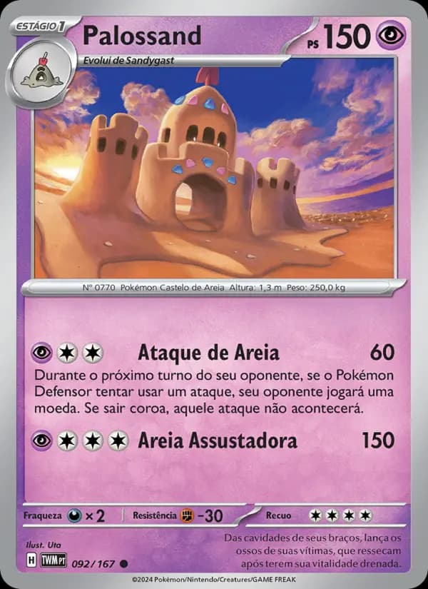 Palossand, carta 092 de Máscaras do Crepúsculo