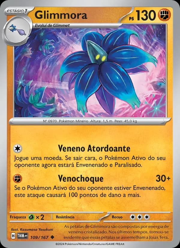 Glimmora, carta 109 de Máscaras do Crepúsculo
