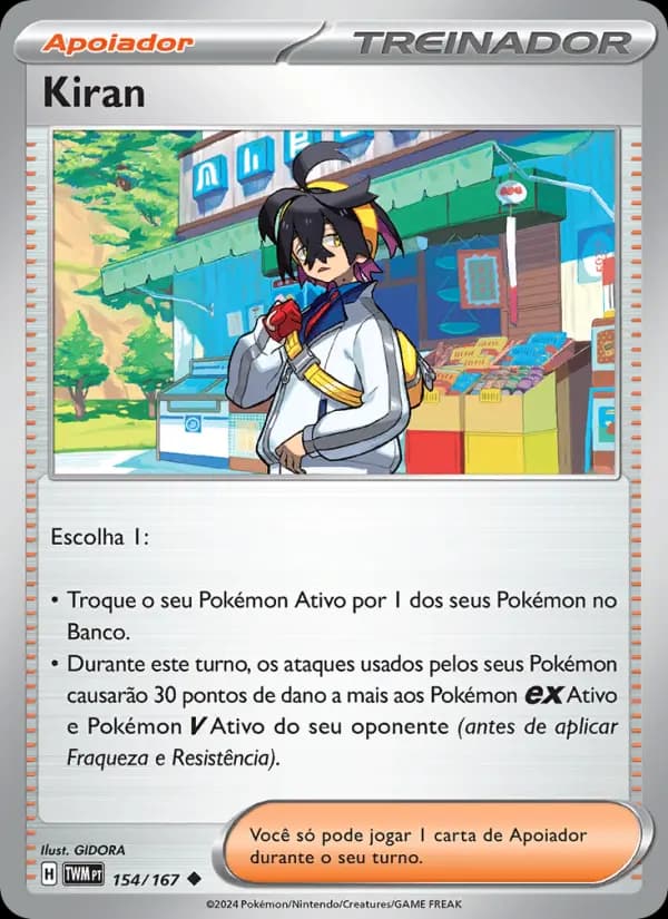 Kiran, carta 154 de Máscaras do Crepúsculo