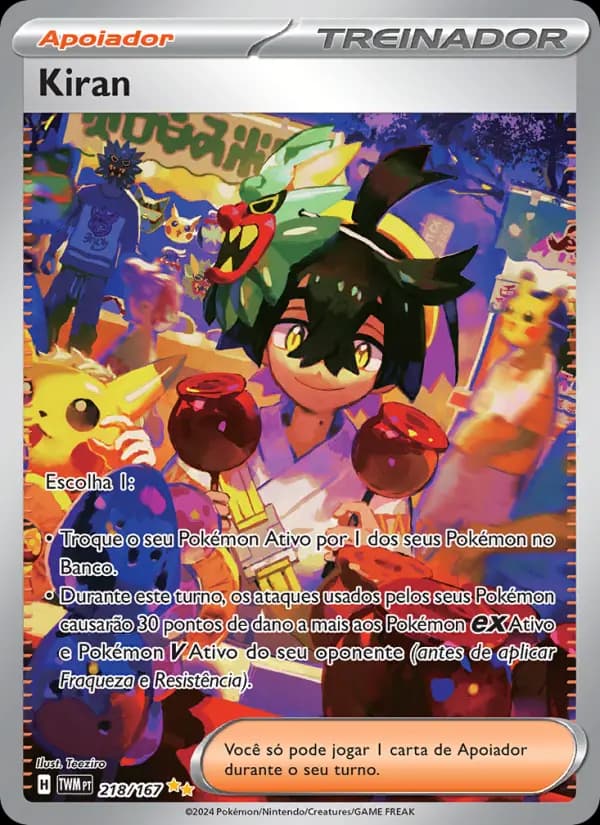 Kiran, carta 218 de Máscaras do Crepúsculo