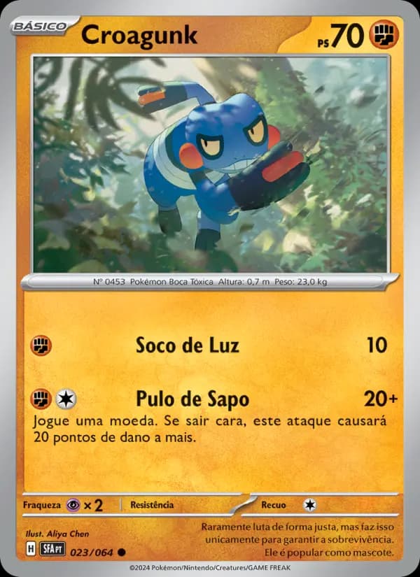 Croagunk, carta 023 de Fábulas Nebulosas