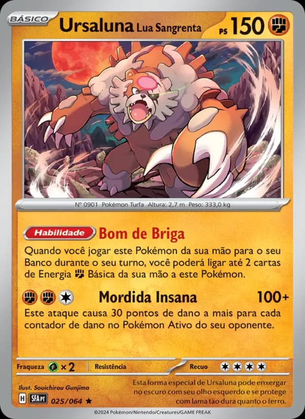 Ursaluna Lua Sangrenta, carta 025 de Fábulas Nebulosas