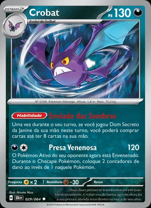 Crobat, carta 029 de Fábulas Nebulosas