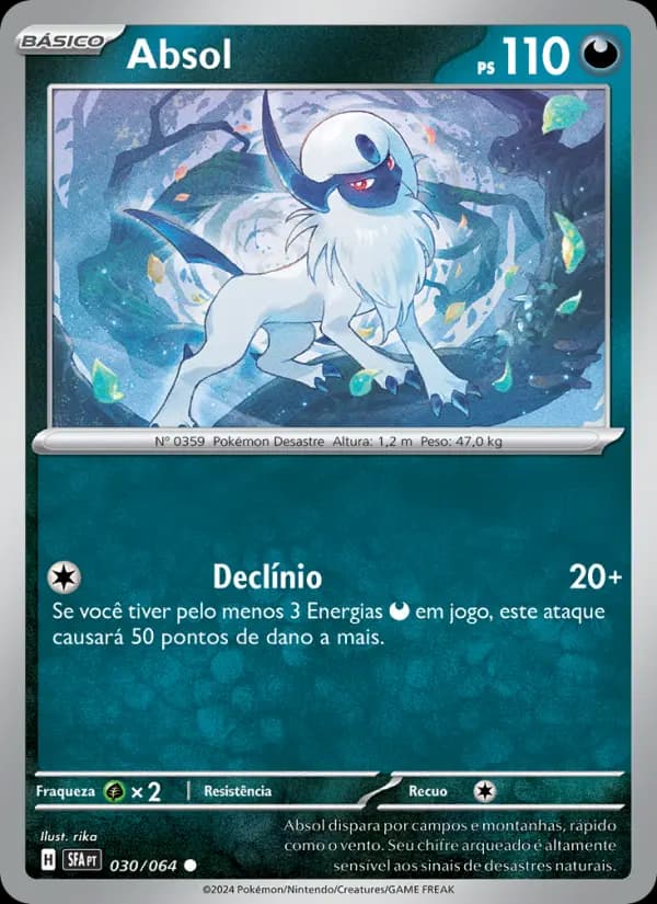Absol, carta 030 de Fábulas Nebulosas