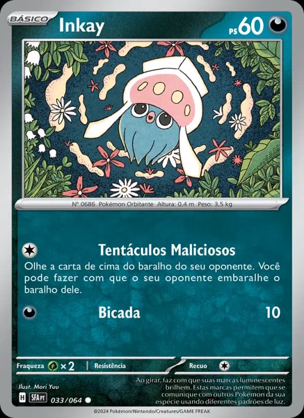 Inkay, carta 033 de Fábulas Nebulosas