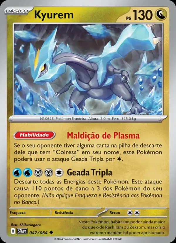 Kyurem, carta 047 de Fábulas Nebulosas