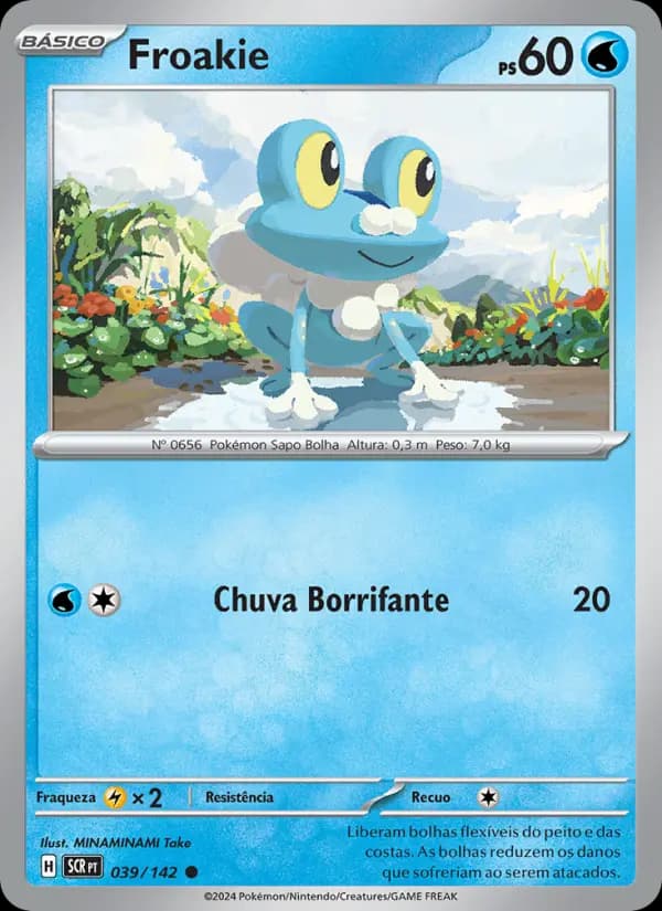 Froakie, carta 039 de Coroa Estelar