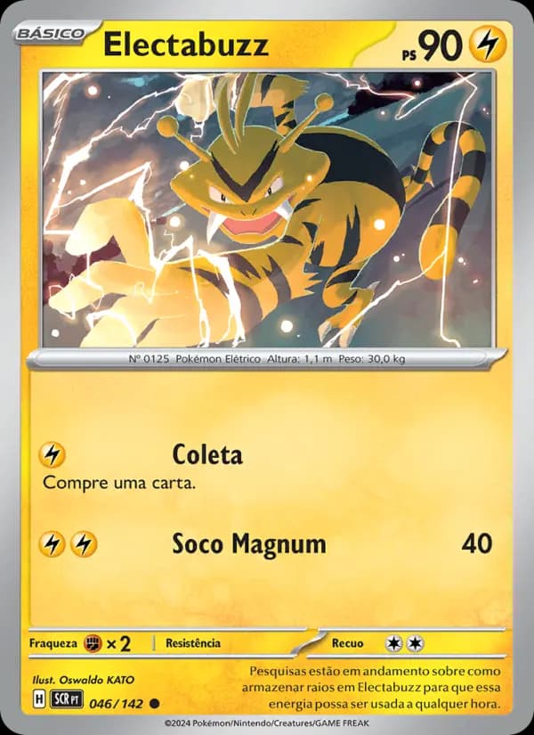 Electabuzz, carta 046 de Coroa Estelar