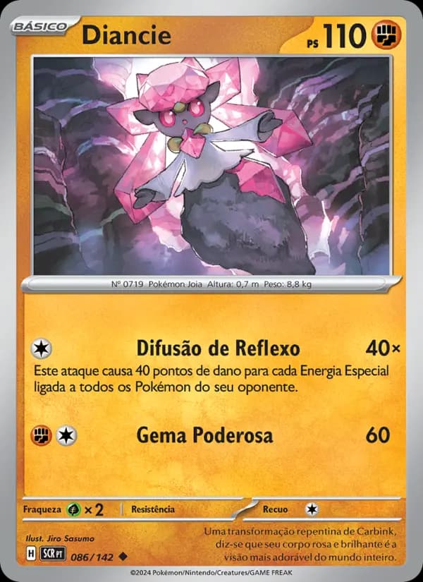 Diancie, carta 086 de Coroa Estelar