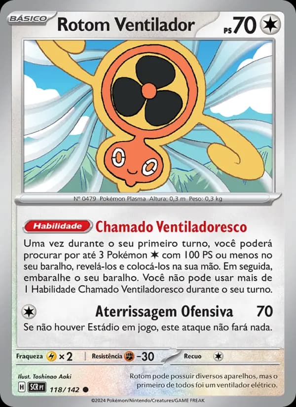 Rotom Ventilador, carta 118 de Coroa Estelar