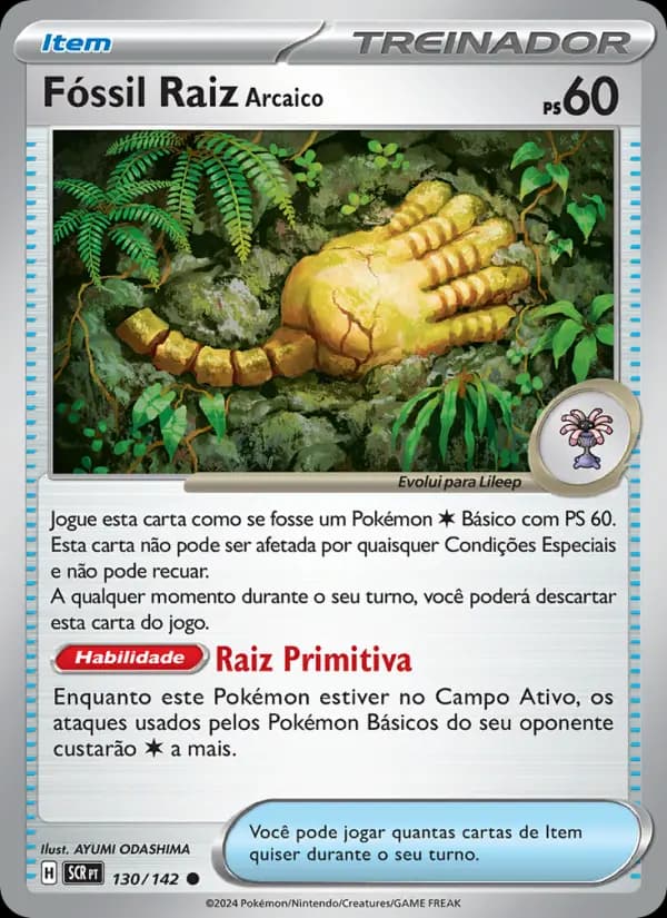 Fóssil Raiz Arcaico, carta 130 de Coroa Estelar