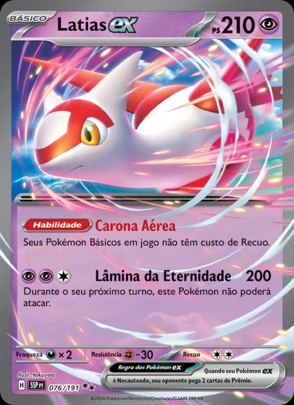Latias ex, carta 076 de Fagulhas Impetuosas