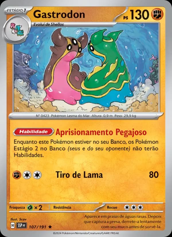 Gastrodon, carta 107 de Fagulhas Impetuosas