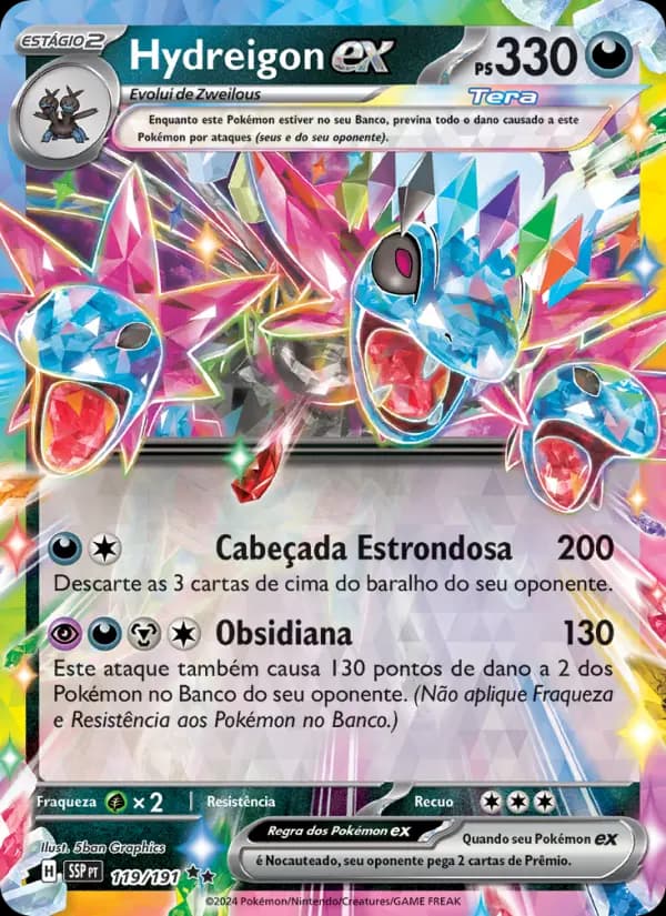 Hydreigon ex, carta 119 de Fagulhas Impetuosas