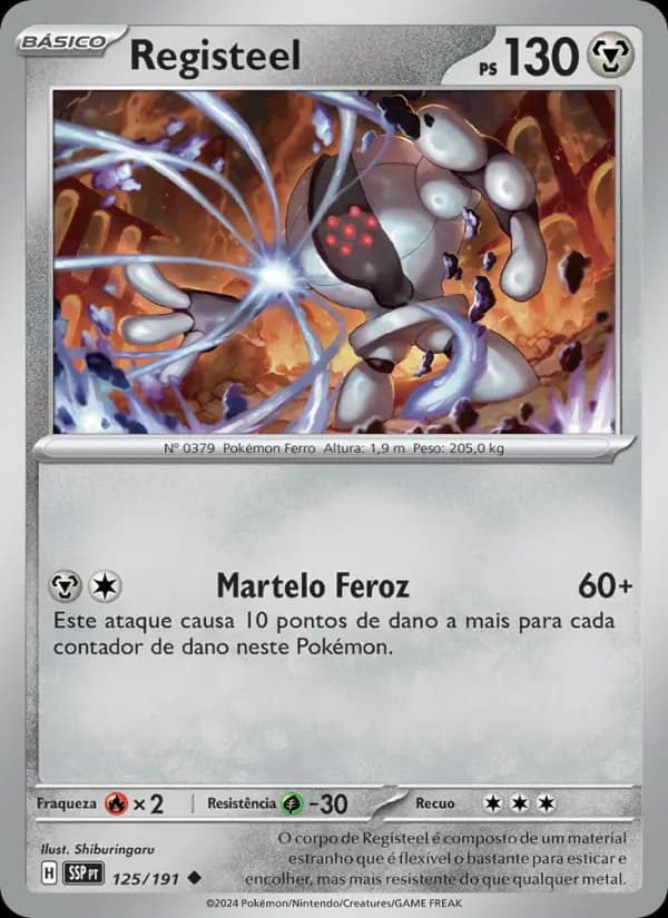 Registeel, carta 125 de Fagulhas Impetuosas