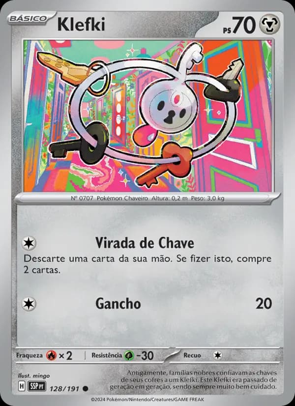 Klefki, carta 128 de Fagulhas Impetuosas