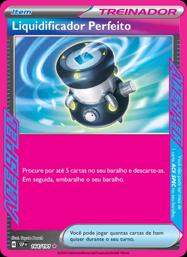 Liquidificador Perfeito, carta 164 de Fagulhas Impetuosas
