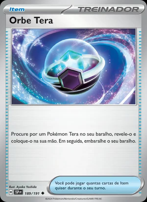 Orbe Tera, carta 189 de Fagulhas Impetuosas