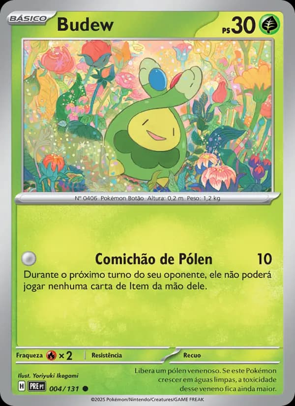 Budew, carta 004 de Evoluções Prismáticas