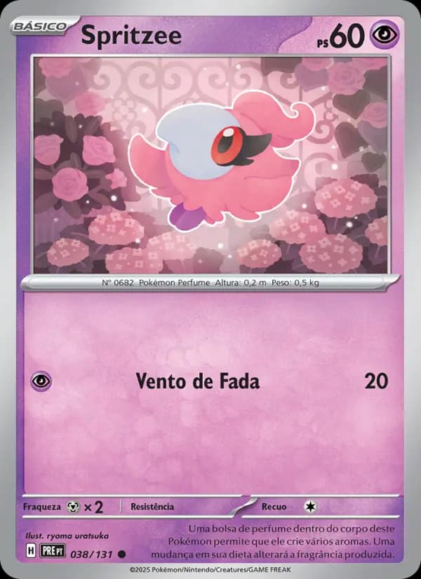 Spritzee, carta 038 de Evoluções Prismáticas