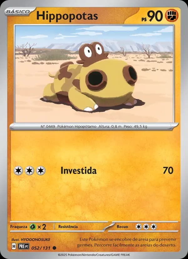 Hippopotas, carta 052 de Evoluções Prismáticas