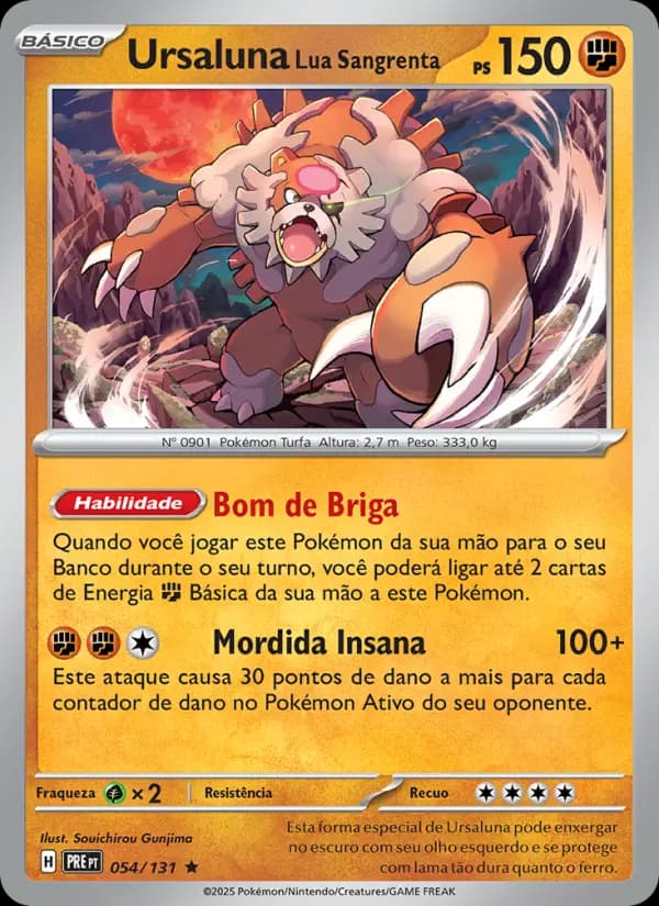 Ursaluna Lua Sangrenta, carta 054 de Evoluções Prismáticas