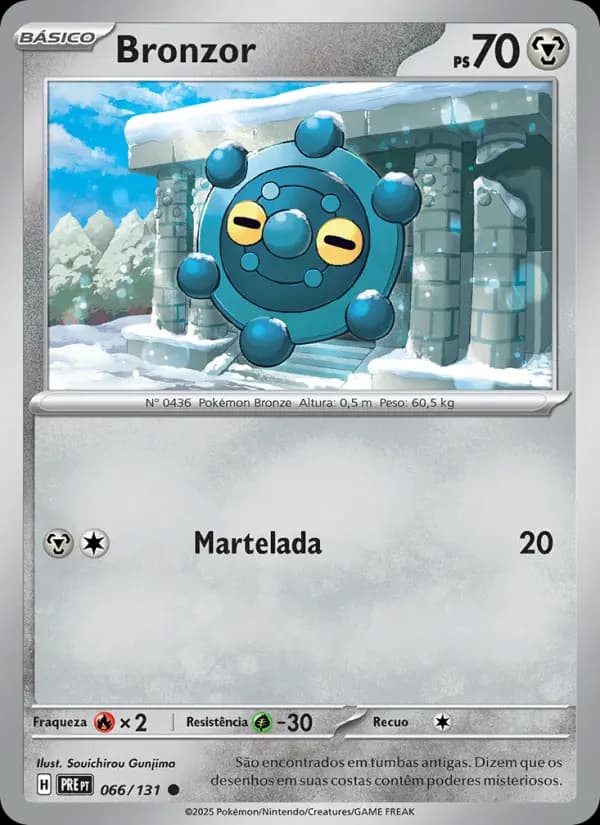Bronzor, carta 066 de Evoluções Prismáticas