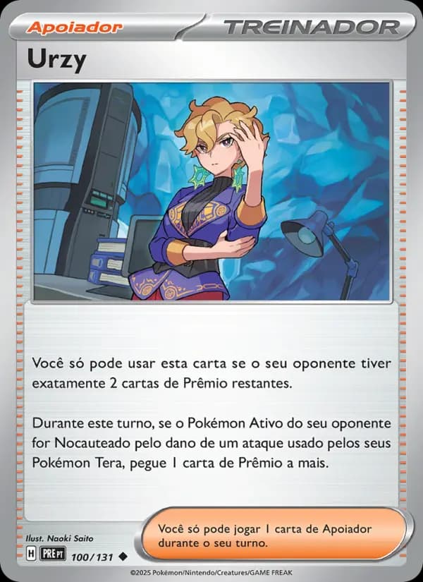 Urzy, carta 100 de Evoluções Prismáticas