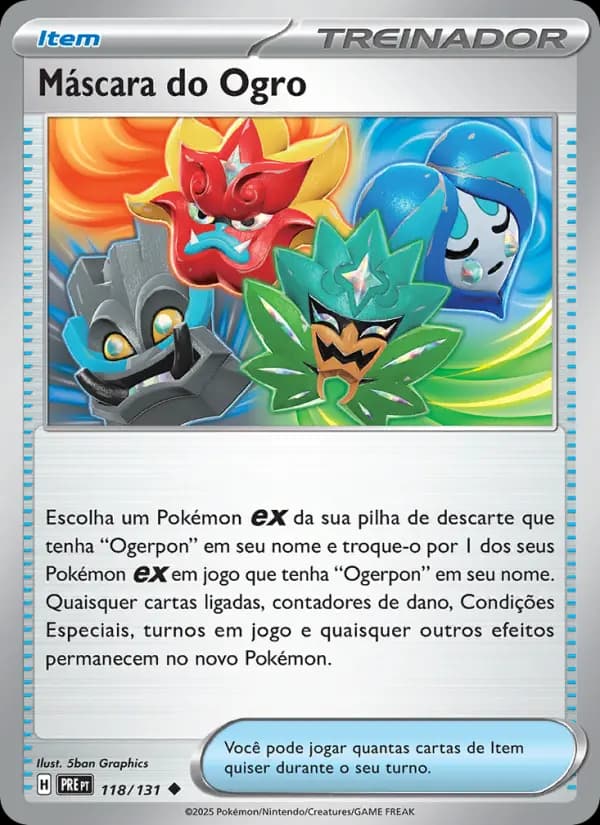 Máscara do Ogro, carta 118 de Evoluções Prismáticas