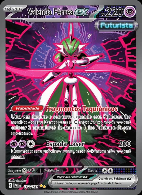 Valentia Férrea ex, carta 157 de Evoluções Prismáticas