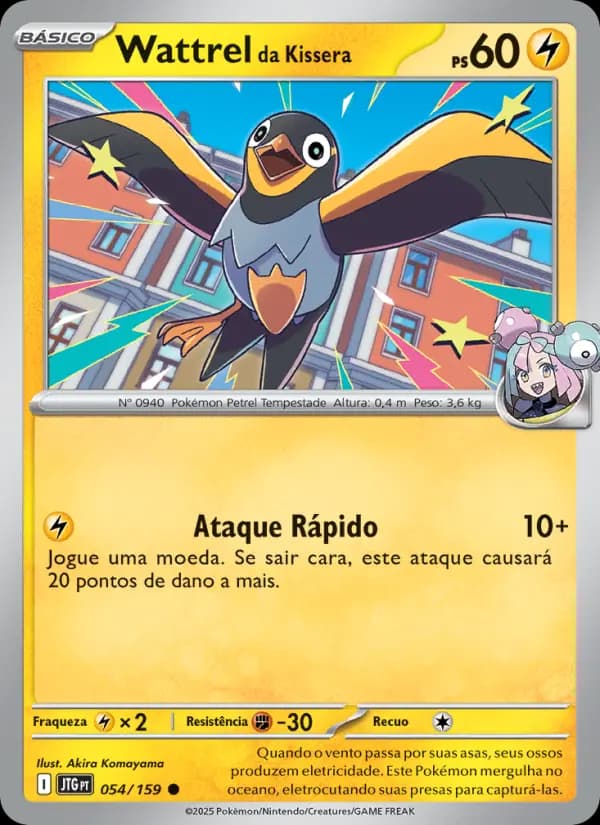 Wattrel da Kissera, carta 054 de Amigos de Jornada