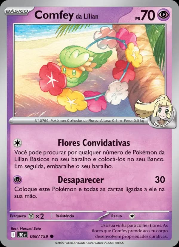 Comfey da Lílian, carta 068 de Amigos de Jornada